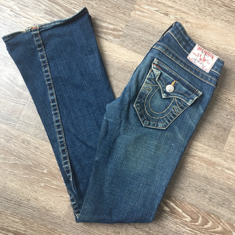 True Religion Joey Super T Flare Jeans